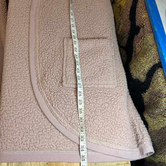 Cozy All Day Dusty Pink Open Front Sherpa Style Cardigan Women’s 2X - Picture 8 of 14